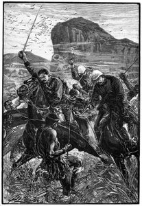 De Sprint met de Kleuren, Slag bij Isandlwana, Anglo-Zulu Oorlog, 22 januari 1879, 1900