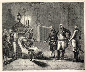 De dood van Frederik II op 17 augustus 1786 door Unbekannt