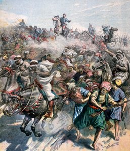 De dood van generaal Margallo, de Rif-oorlog, Marokko, 1893