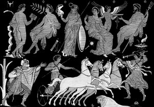 De dood van Hippolytus door Unbekannt