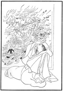 De dood van Kose no Hirotaka, 1886 door Unbekannt