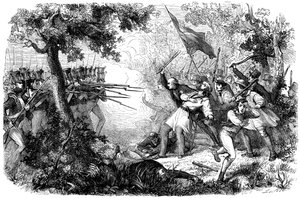 De dood van Thom, alias Sir William Courtenay, Dunkirk, Kent, 1838 door Unbekannt