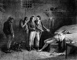 De dood van de markies de Condorcet, 1794 door Unbekannt