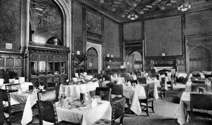 De eetkamer van het Lagerhuis, Londen, 1926-1927