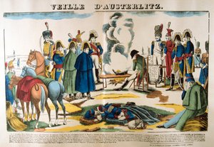 De vooravond van Austerlitz, 1 december 1805, 19e eeuw door Unbekannt