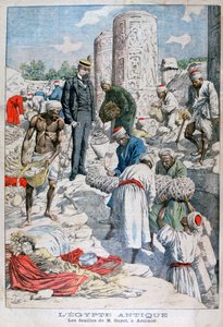 De opgravingen van Antinopolis, Egypte, door Albert Gayet, 1904 door Unbekannt