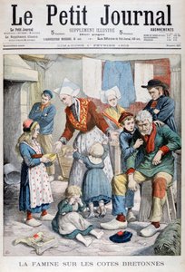 De hongersnood van de Bretonse vissers, 1903 door Unbekannt