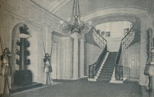 De mooie trapzaal in de residentie van de Eerste Lord bij de Admiraliteit, 1937 door Unbekannt