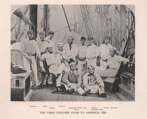 Het eerste Engelse cricketteam dat Amerika bezocht, 1859, 1912 door Unbekannt