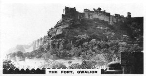 Het fort, Gwalior, Madhya Pradesh, India, c1925