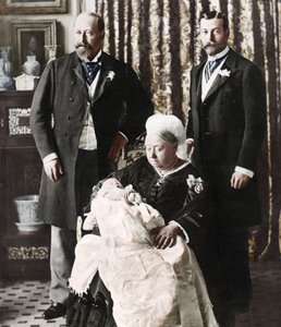 De doopdag van de toekomstige koning Edward VIII, 16 juli 1894 door Unbekannt