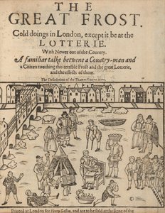 De grote vorst in Londen, 1608 door Unbekannt