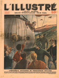 De heroïsche beklimming van Professor Piccard, 1932 door Unbekannt