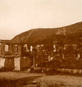 De kiosk, Metzeral, Noord-Frankrijk, c1914-c1918 door Unbekannt