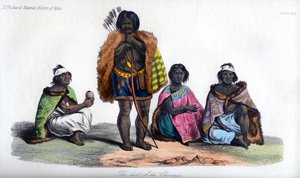 De laatste van de Charruas, 1848 door Unbekannt