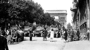 De bevrijding van Parijs, augustus 1944 door Unbekannt