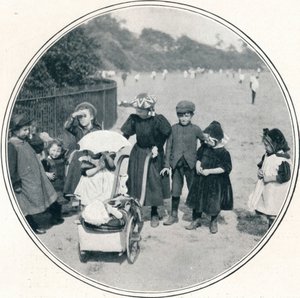 De kleine moeder, Regents Park, Londen, ca. 1900-1901