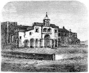 Het mausoleum van Columbus, Santo Domingo door Unbekannt