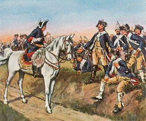 De ochtend na de aanval bij Hochkirch, 14 oktober 1758, 1936 door Unbekannt