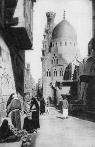 De inheemse wijk, Caïro, Egypte, ca 1920s
