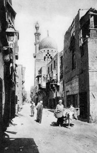 De inheemse wijk, Caïro, Egypte, ca. 1920s