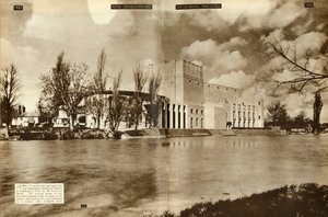 Het nieuwe Shakespeare Memorial Theatre, Stratford-upon-Avon, Warwickshire, 1932 door Unbekannt