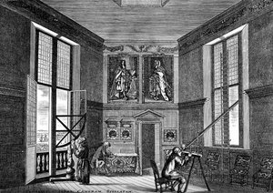 De oude observatiekamer, Greenwich, eind 17e eeuw 1893 door Unbekannt