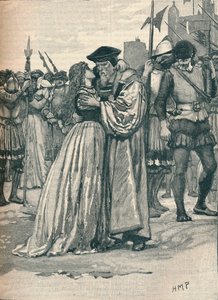 Het afscheid van Sir Thomas More en zijn dochter, 1535, 1905 door Unbekannt