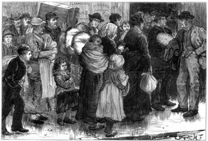 Het pandjeshuis in Merthyr-Tydfil, Wales, 1875 door Unbekannt