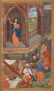 De geboorteplaats van Jezus, uit een Mirat al-quds van pater Jerome Xavier, 1602-1604