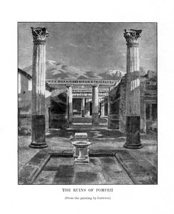 De ruïnes van Pompeii, Italië, 19e eeuw door Unbekannt