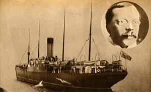 Het schip Montrose - Draadloze telegrafie gebruikt om een moordenaar te vangen, 1910, 1933 door Unbekannt