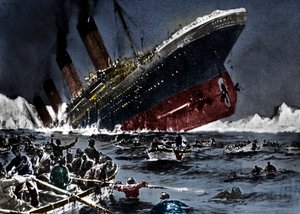Het zinken van de SS Titanic, 14 april 1912