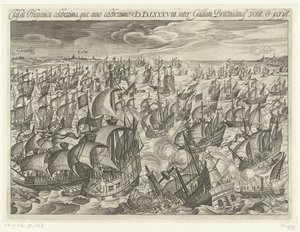 Het zinken van de Spaanse Armada in 1588, 1601