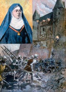 De zus van Bertrand du Guesclin, 1894 door Unbekannt