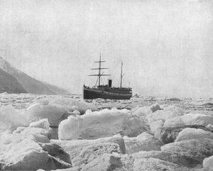 De stoomboot Queen, Glacier Bay, Alaska, VS, c1900