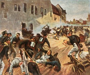 De bestorming van de Grimma-poort, 19 oktober 1813, 1936 door Unbekannt