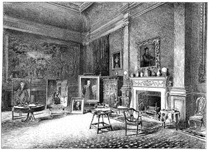 De studio van John Everett Millais, c1880-1882