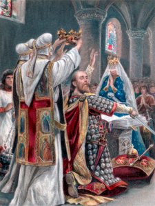 Het afleggen van de eed door Edward de Belijder, Winchester, 1042, 1902