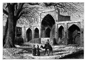 Het graf van Nadir Shah van Perzië in Mekka, 1688-1747 door Unbekannt