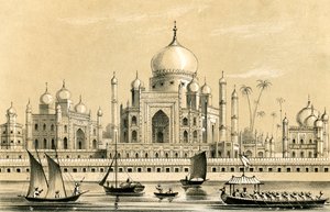 Het graf van de favoriete sultan van Akbar Khan in Agra