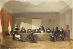 De oorlograad in Kortrijk op 26 juni 1792 door Unbekannt