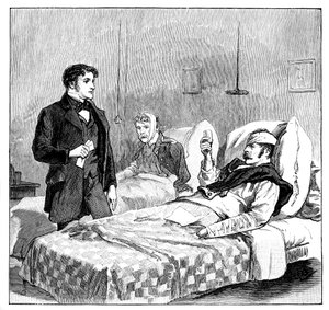 De toast van de gewonde soldaten op de koningin, c1850s, 1888 door Unbekannt
