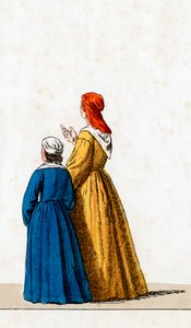 Theaterkostuumontwerp voor Shakespeares toneelstuk, Henry VIII, 19e eeuw door Unbekannt