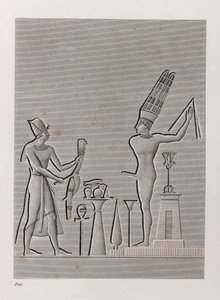 Thebe, Karnak close-up door Unbekannt