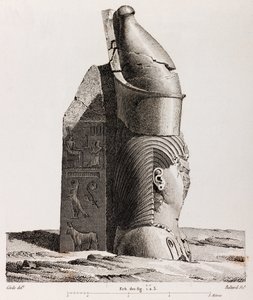 Thebe, Luxor (detail) door Unbekannt