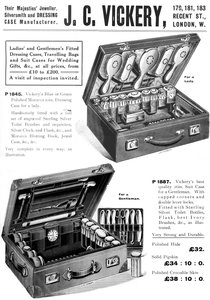 Hun Majesteiten Juwelier, Zilversmid en Toilettasfabrikant. - J. C. Vickery, 1909 door Unbekannt