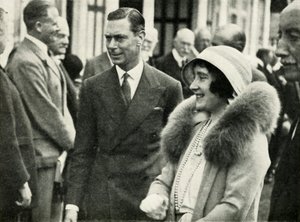 Hun Majesteiten op de Koninklijke Landbouwshow, Southampton, 1932, 1937