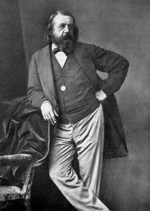 Théophile Gautier, Franse dichter, dramaturg, romanschrijver, journalist en literair criticus, 19e eeuw door Unbekannt
