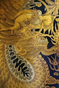 Deur van Thian Hock Keng tempel